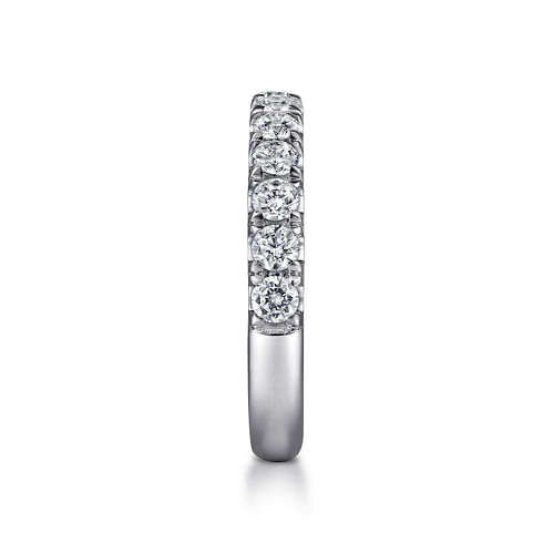 14K White Gold Diamond Matching Wedding Band