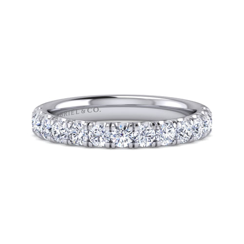 14K White Gold Diamond Matching Wedding Band