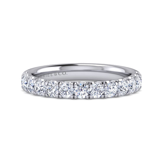 Gabriel - 14K White Gold Diamond Matching Wedding Band