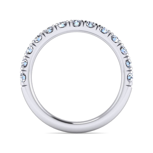 14K White Gold Diamond Matching Wedding Band