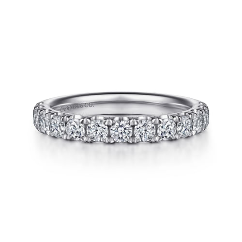 14K White Gold Diamond Matching Wedding Band