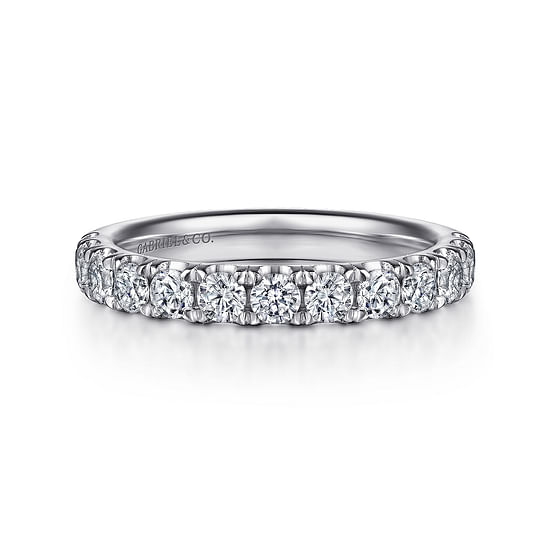 Gabriel - 14K White Gold Diamond Matching Wedding Band
