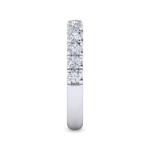 14K White Gold Diamond Matching Wedding Band
