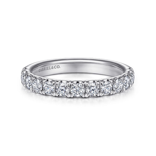 Gabriel - 14K White Gold Diamond Matching Wedding Band