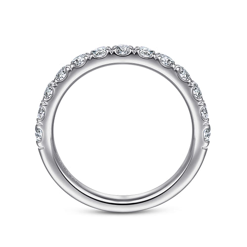 14K White Gold Diamond Matching Wedding Band