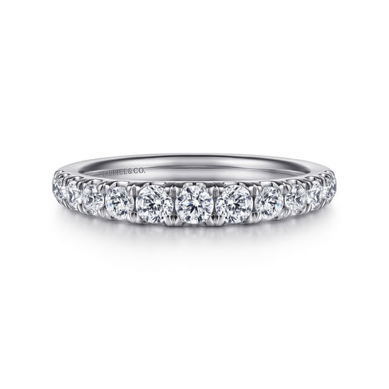 Gabriel - 14K White Gold Diamond Matching Wedding Band