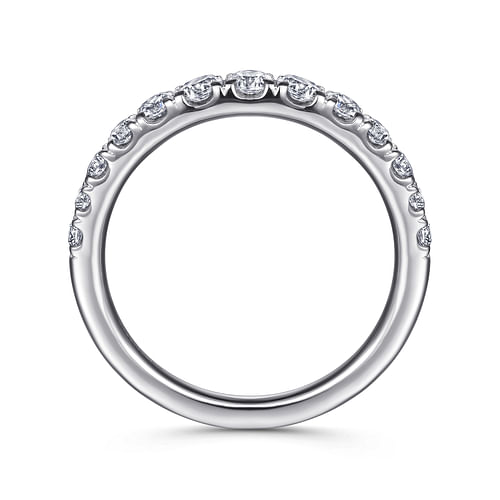 14K White Gold Diamond Matching Wedding Band