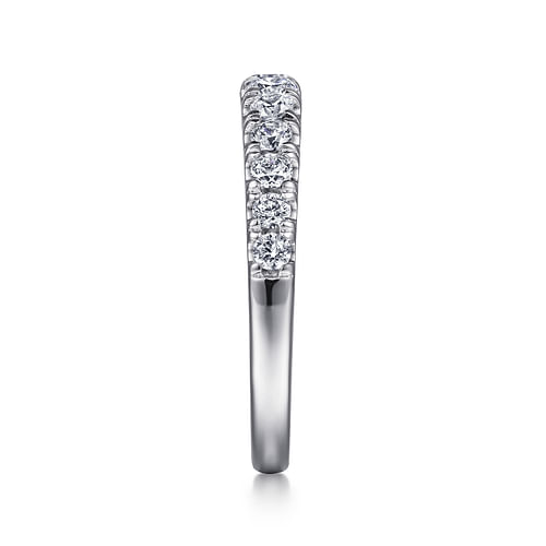 14K White Gold Diamond Matching Wedding Band