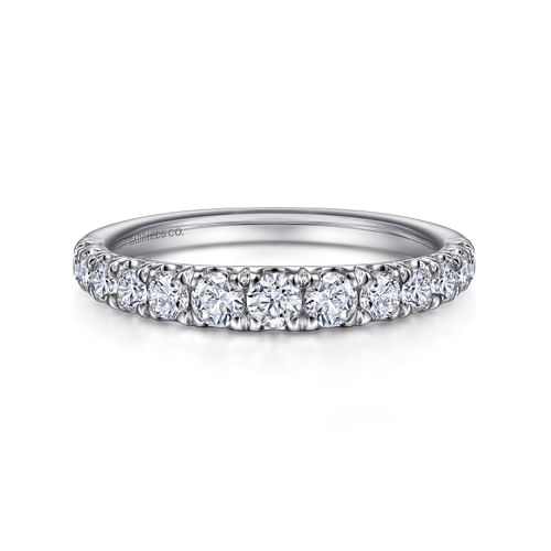 14K White Gold Diamond Matching Wedding Band