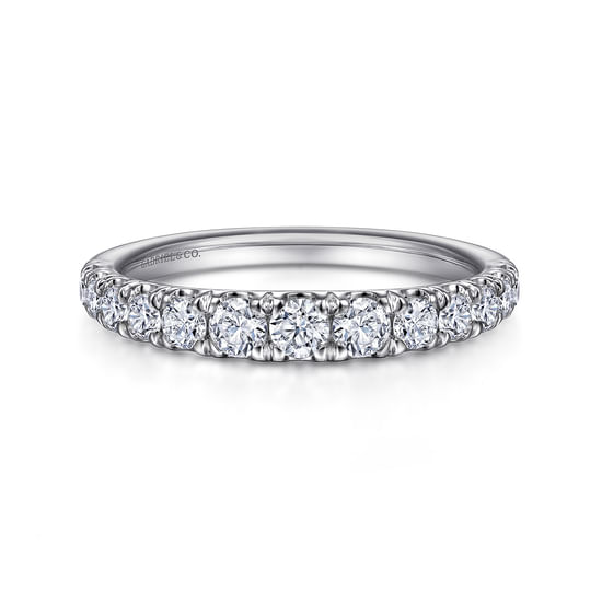 Gabriel - 14K White Gold Diamond Matching Wedding Band