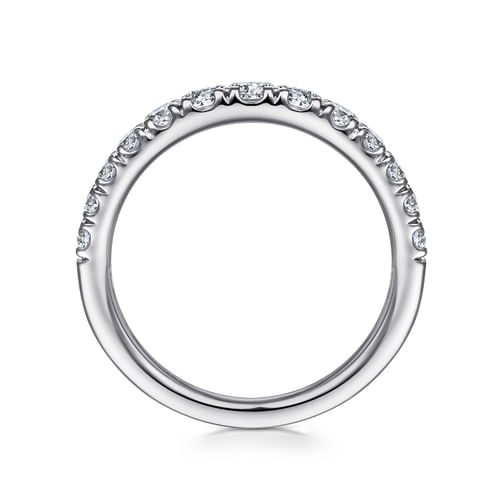 14K White Gold Diamond Matching Wedding Band