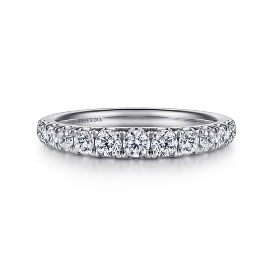 Gabriel - 14K White Gold Diamond Matching Wedding Band