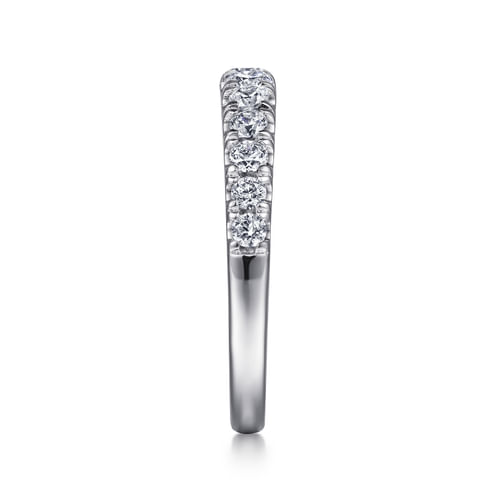 14K White Gold Diamond Matching Wedding Band