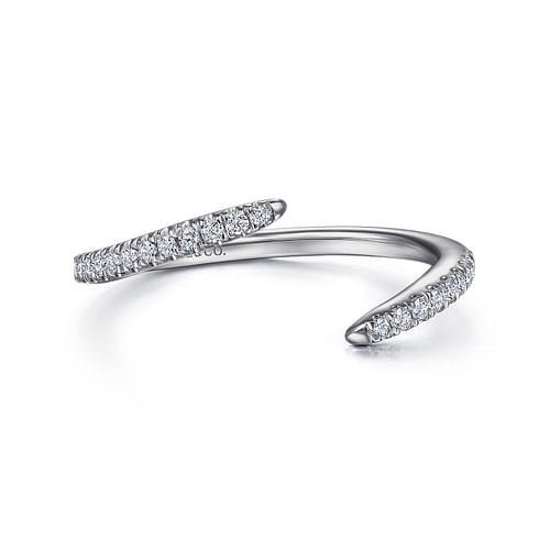 14K White Gold Diamond Matching Wedding Band