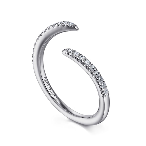 14K White Gold Diamond Matching Wedding Band