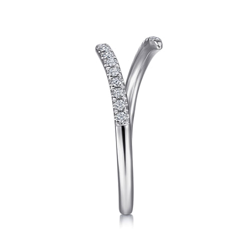 14K White Gold Diamond Matching Wedding Band