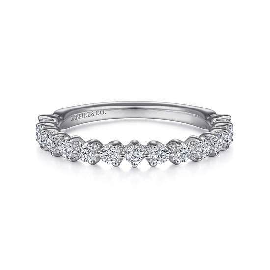 Gabriel - 14K White Gold Diamond Matching Wedding Band