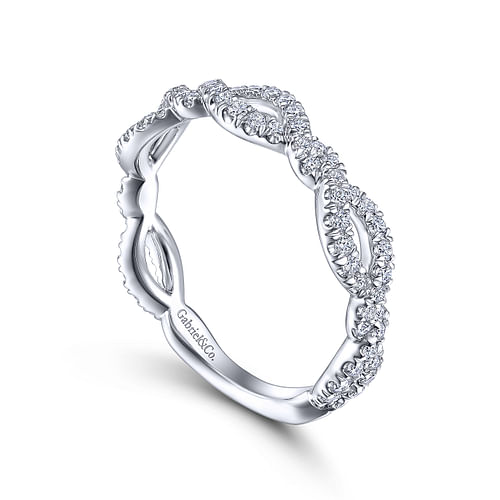 14K White Gold Diamond Matching Wedding Band