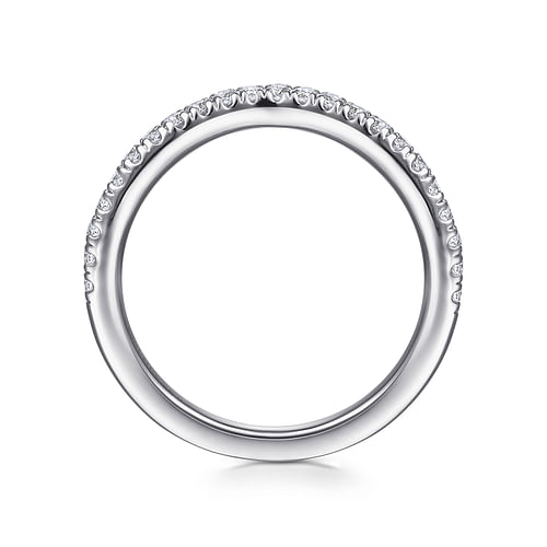 14K White Gold Diamond Matching Wedding Band