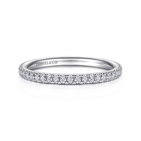 Gabriel - 14K White Gold Diamond Matching Wedding Band