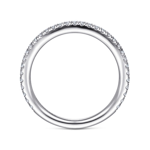 14K White Gold Diamond Matching Wedding Band