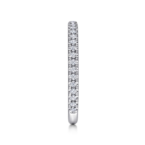 14K White Gold Diamond Matching Wedding Band
