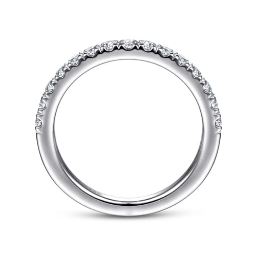 14K White Gold Diamond Matching Wedding Band