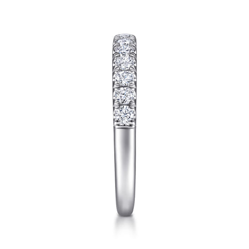14K White Gold Diamond Matching Wedding Band