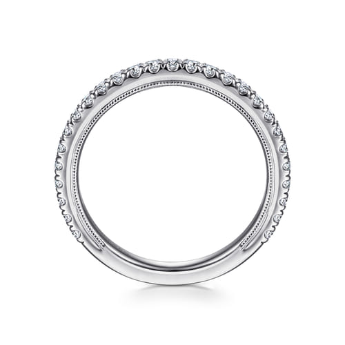 14K White Gold Diamond Matching Wedding Band