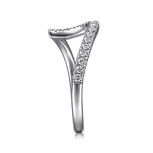 14K White Gold Diamond Matching Wedding Band