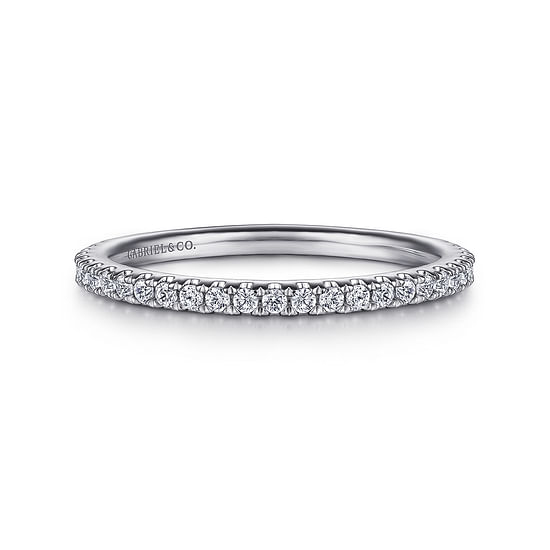 Gabriel - 14K White Gold Diamond Matching Wedding Band