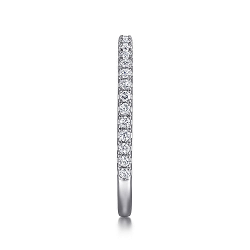 14K White Gold Diamond Matching Wedding Band