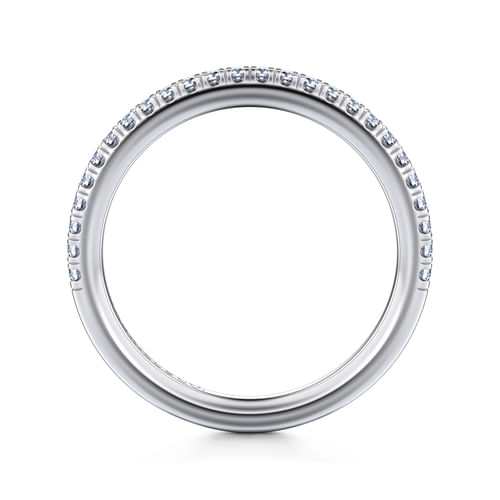 14K White Gold Diamond Matching Wedding Band