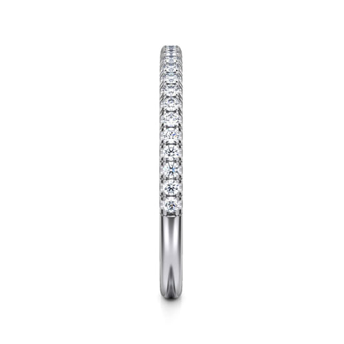 14K White Gold Diamond Matching Wedding Band
