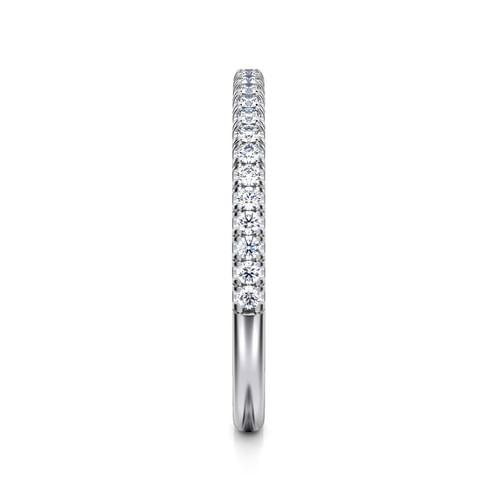 14K White Gold Diamond Matching Wedding Band