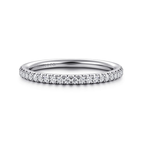 14K White Gold Diamond Matching Wedding Band