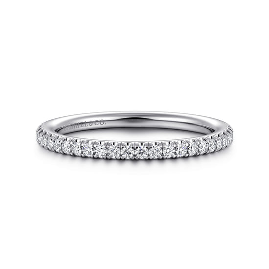 Gabriel - 14K White Gold Diamond Matching Wedding Band