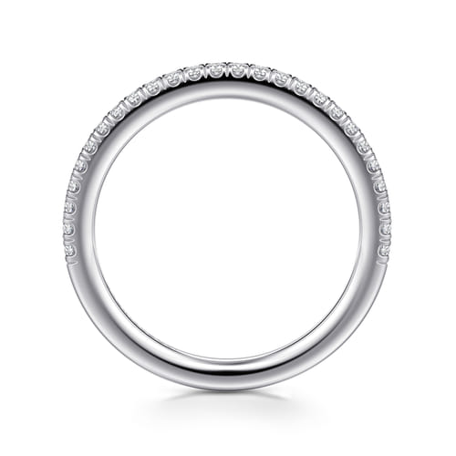 14K White Gold Diamond Matching Wedding Band