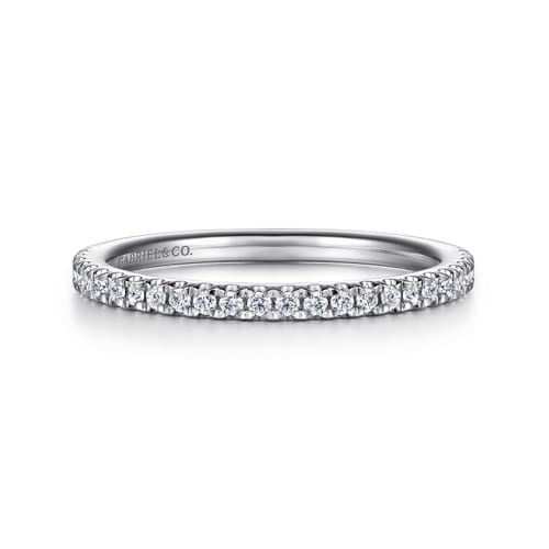 14K White Gold Diamond Matching Wedding Band