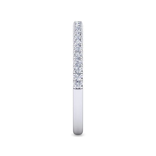 14K White Gold Diamond Matching Wedding Band