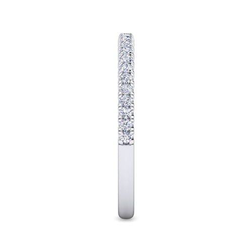 14K White Gold Diamond Matching Wedding Band
