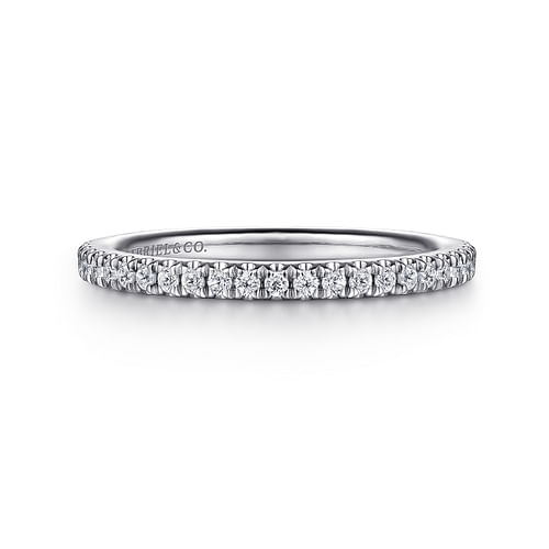 14K White Gold Diamond Matching Wedding Band