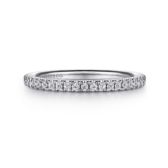 Gabriel - 14K White Gold Diamond Matching Wedding Band