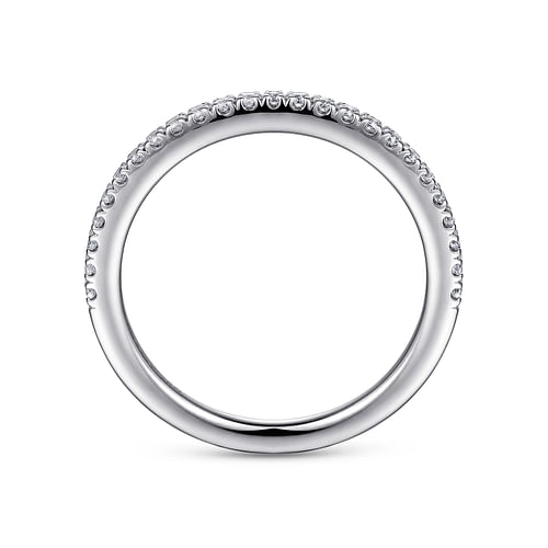 14K White Gold Diamond Matching Wedding Band