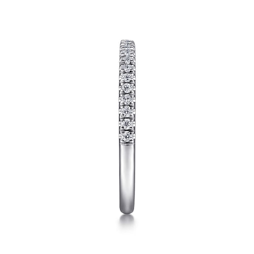 14K White Gold Diamond Matching Wedding Band