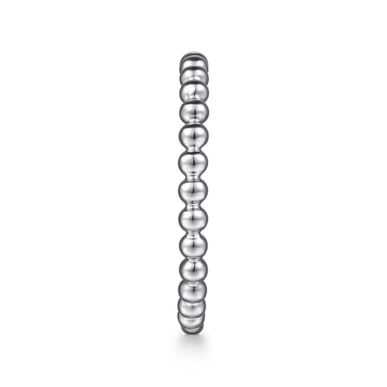 14K White Gold Diamond Matching Wedding Band angle 5
