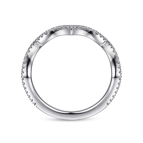 14K White Gold Diamond Matching Wedding Band 14K White Gold Diamond Matching Wedding Band