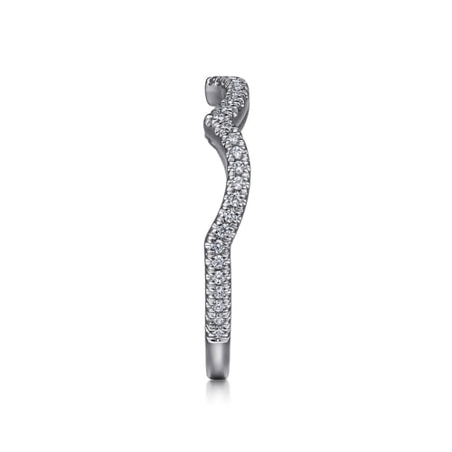 14K White Gold Diamond Matching Wedding Band 14K White Gold Diamond Matching Wedding Band