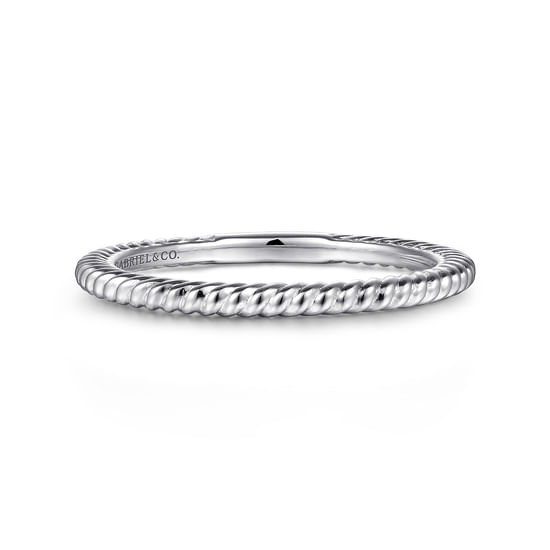 Gabriel - 14K White Gold Diamond Matching Wedding Band