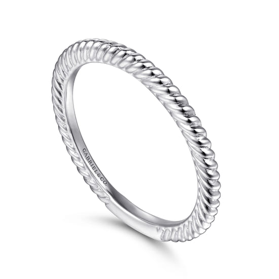 14K White Gold Diamond Matching Wedding Band angle 3